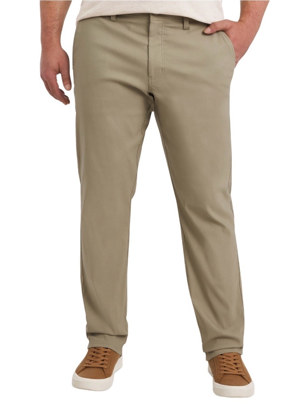 Weatherproof Men's Straight Fit Chinos - Khaki